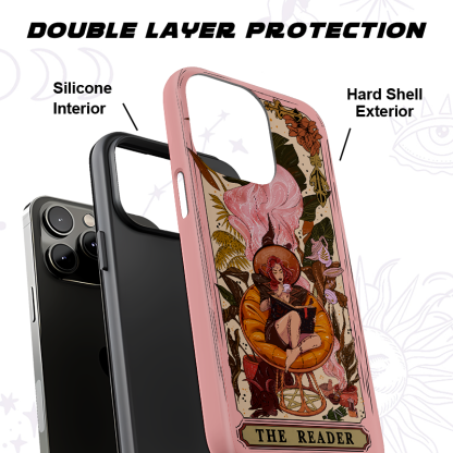 Purplehecate The Reader Tarot Card Phone Case