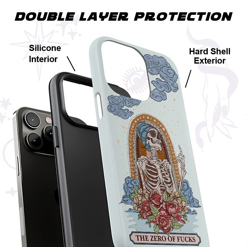 Purplehecate The Zero Of Fucks Phone Case