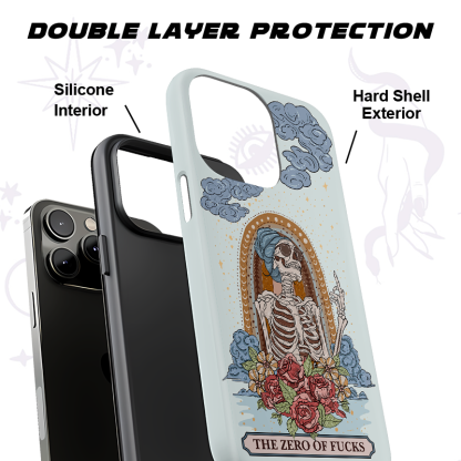 Purplehecate The Zero Of Fucks Phone Case