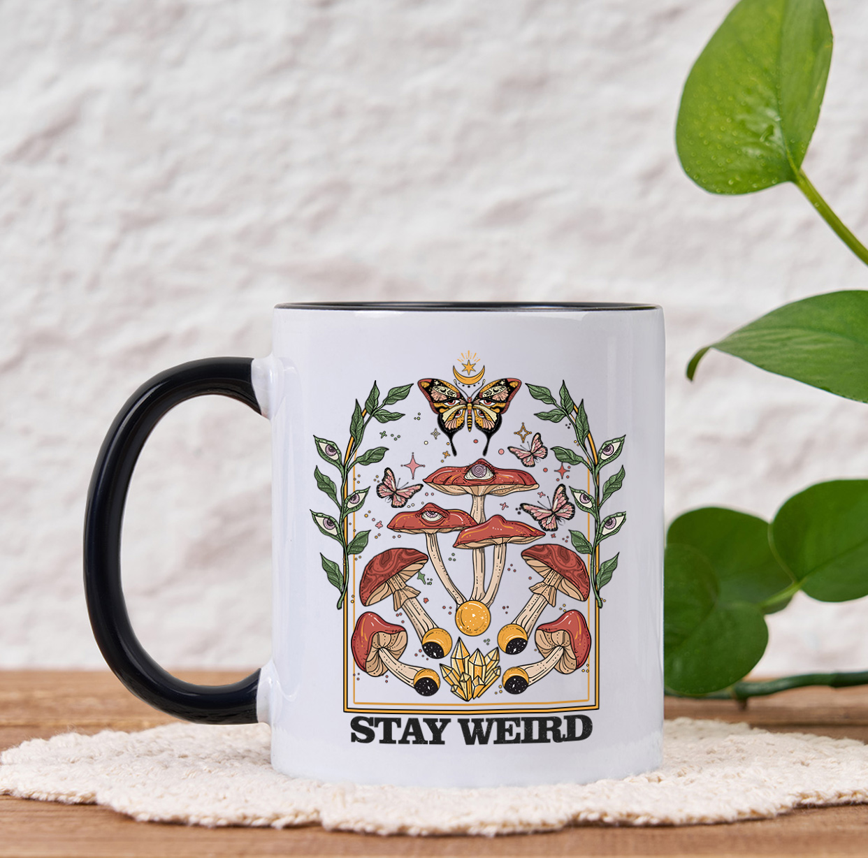 Purplehecate Stay Weird Mug