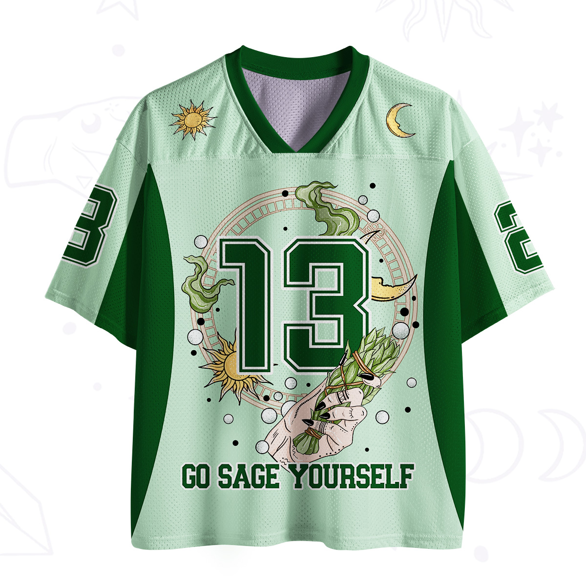 Purplehecate Go Sage Yourself Mesh Jersey