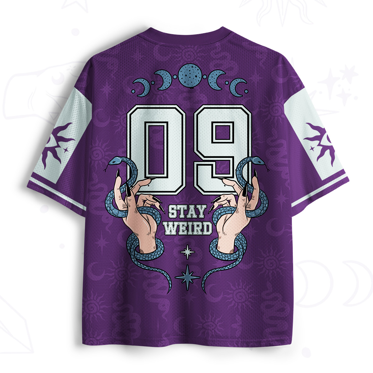Purplehecate Stay Weird Mesh Jersey