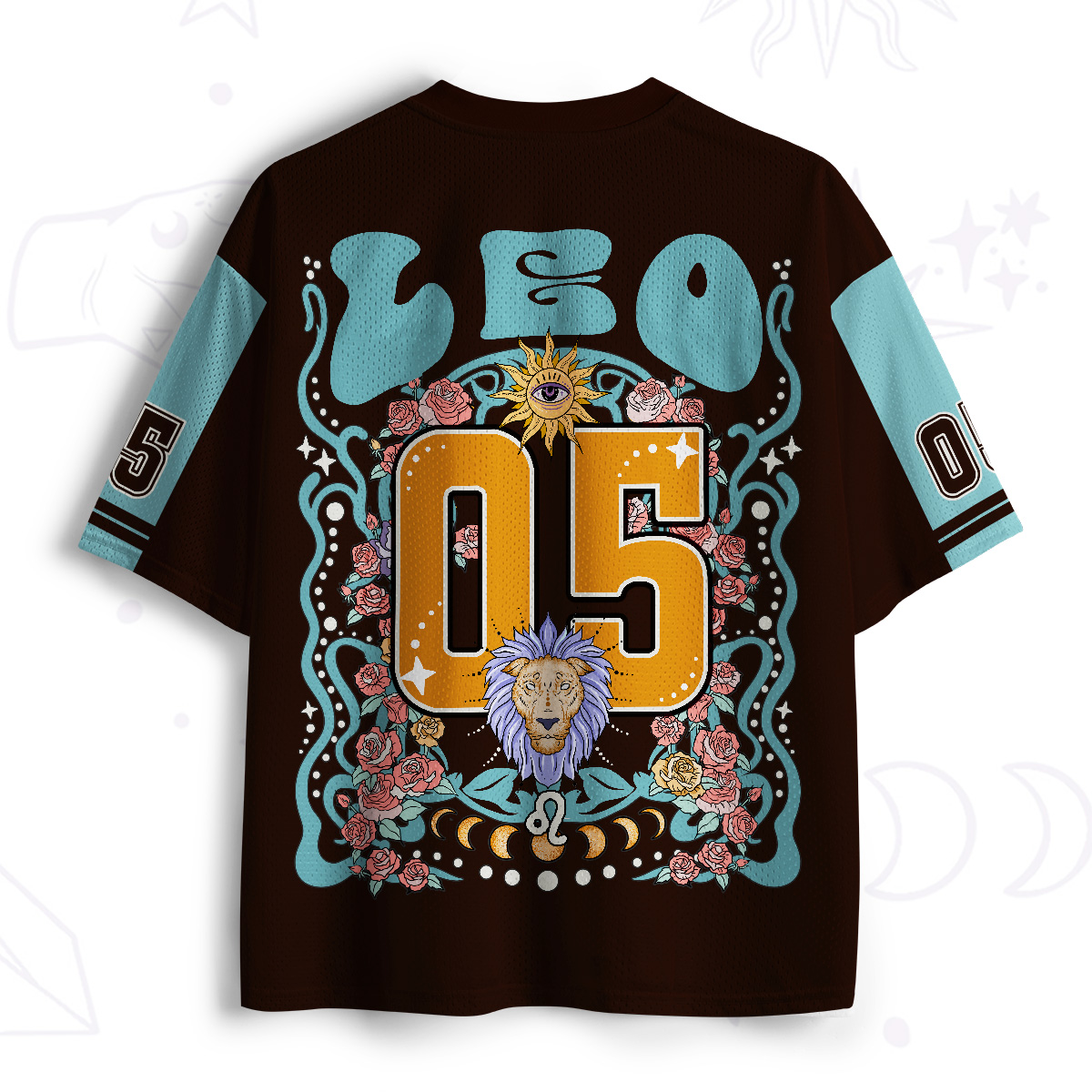 Purplehecate Leo Spirit Zodiac Mesh Jersey