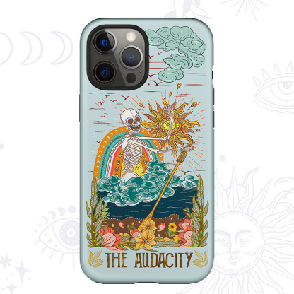 Purplehecate The Audacity Skeleton Phone Case