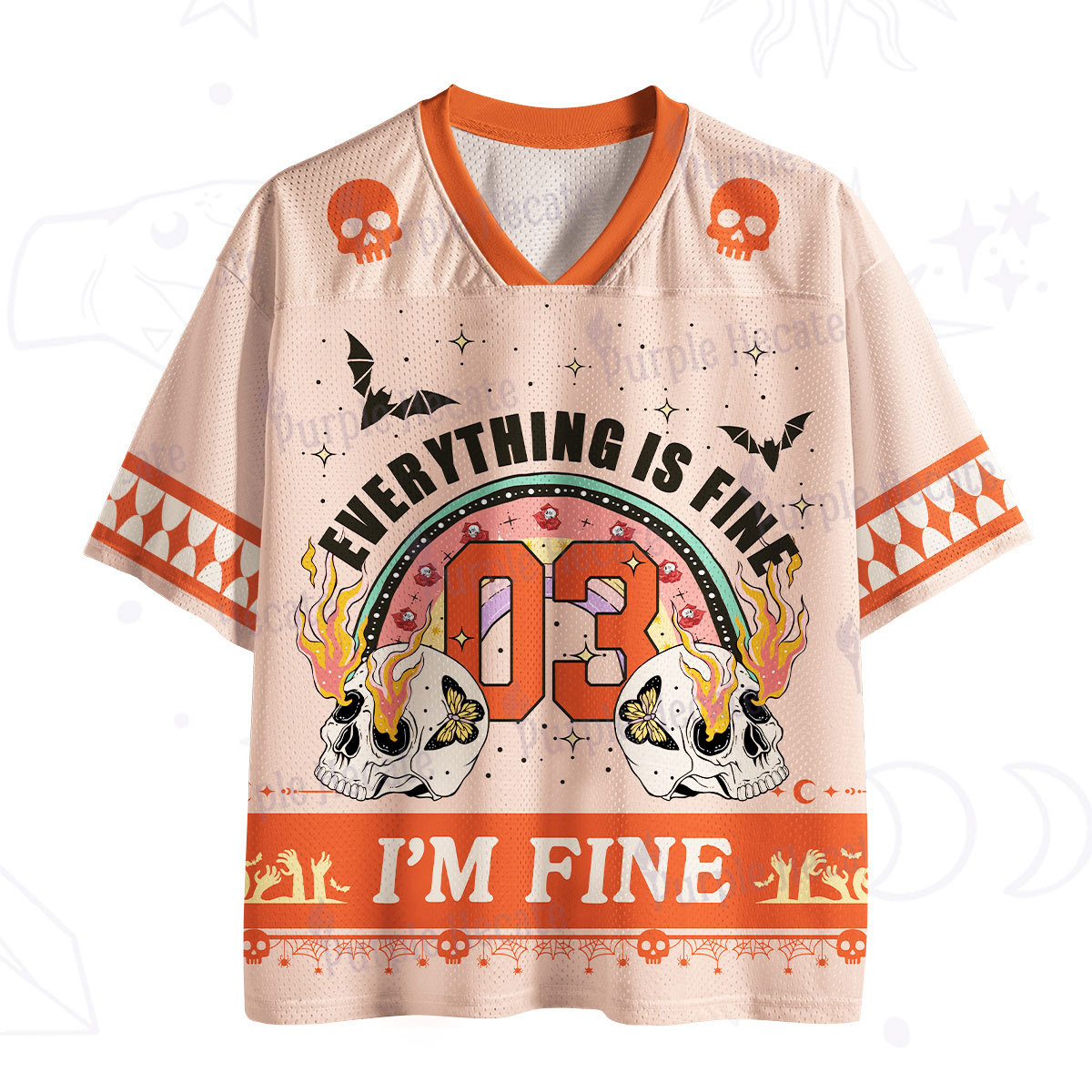 Purplehecate Everything Is Fine Mesh Jersey