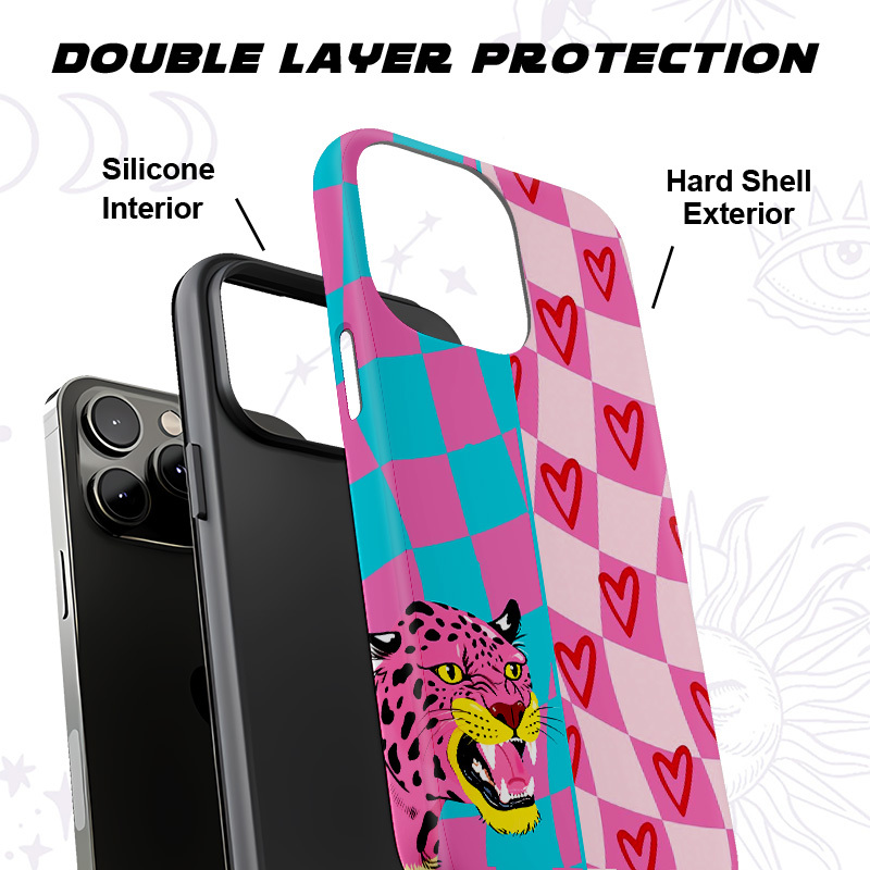 Purplehecate Savage Leopard Evil Eye Phone Case