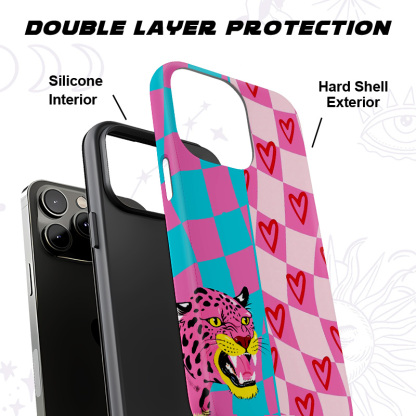 Purplehecate Savage Leopard Evil Eye Phone Case