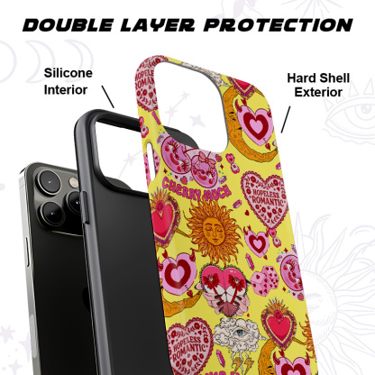 Purplehecate Hopeless Romantic Love Doodle Phone Case