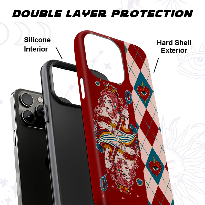 Purplehecate Queen of Hearts Phone Case