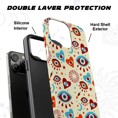 Purplehecate Protective Evil Eye Amulet Phone Case