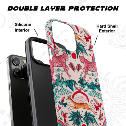 Purplehecate Enchanted Forest Pink Leopard Phone Case