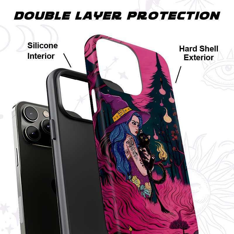 Purplehecate The Witch and Her Familia Phone Case