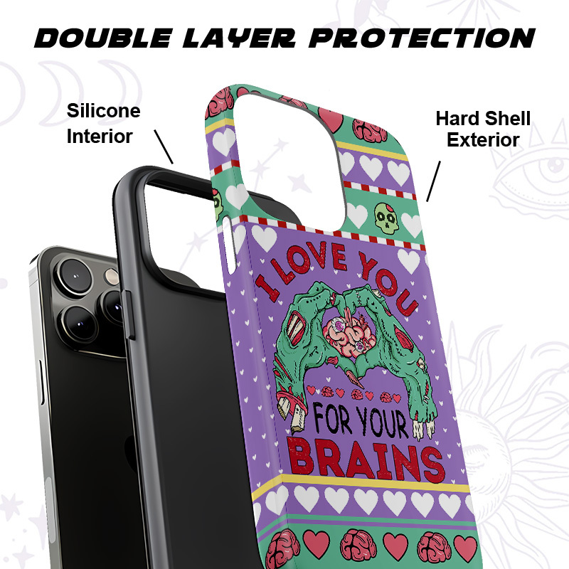 Purplehecate I Love You For Your Brains Phone Case