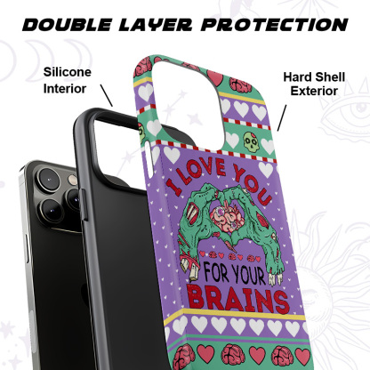 Purplehecate I Love You For Your Brains Phone Case