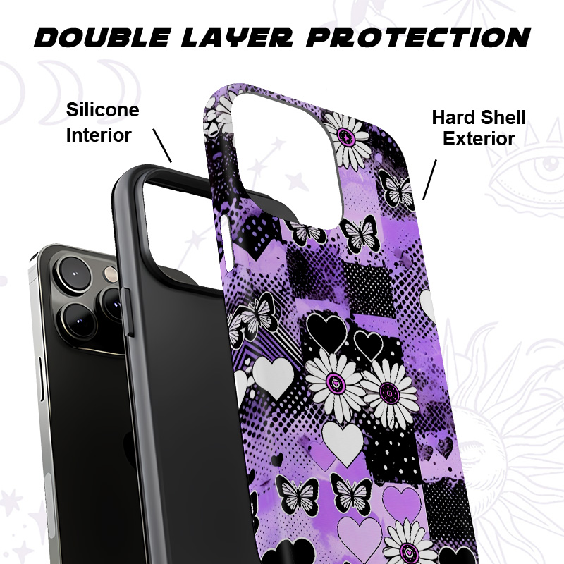 Purplehecate Purple Butterfly Romance Phone Case