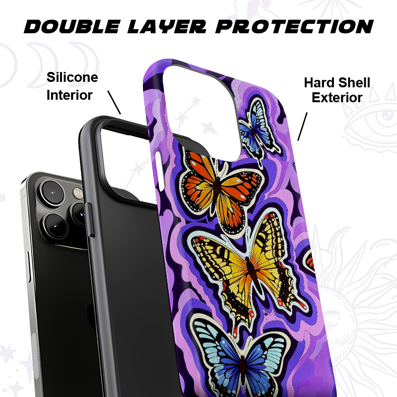 Purplehecate Psychedelic Butterfly Phone Case