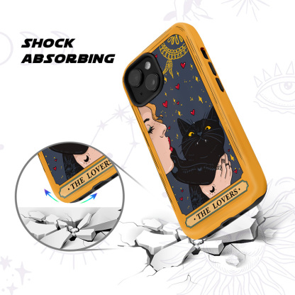 Purplehecate The Lovers Cat Tarot Phone Case
