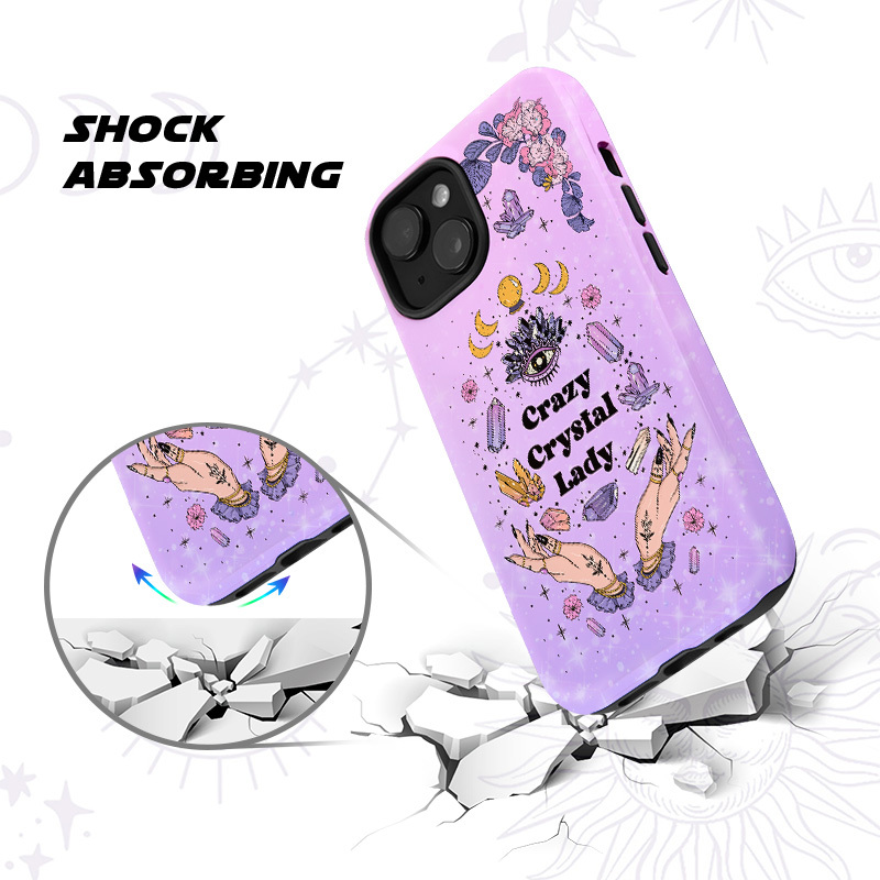 Purplehecate Crazy Crystal Lady Phone Case