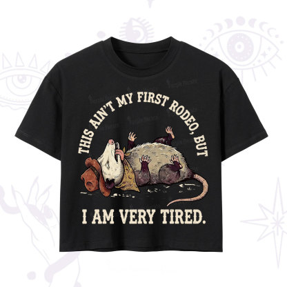 Purplehecate This Ain't My First Rodeo Crop T-Shirt
