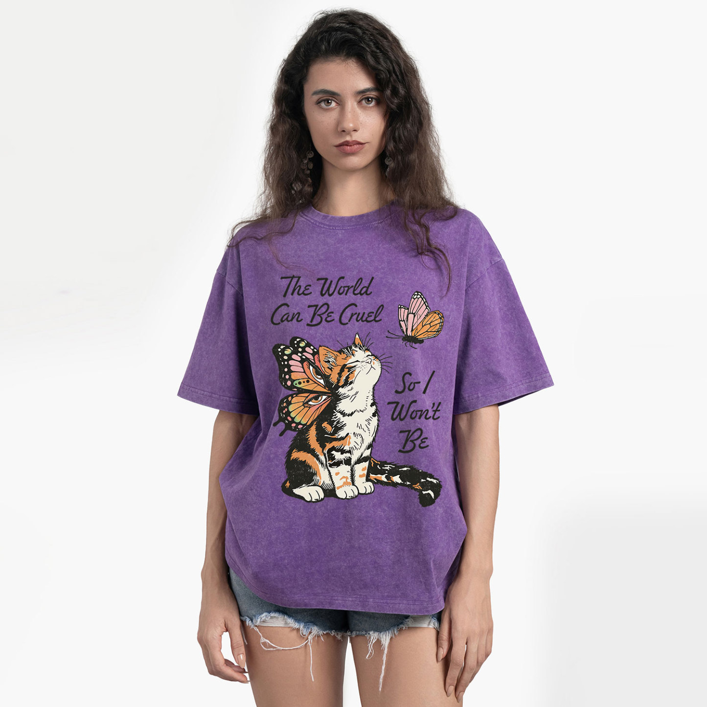 Purplehecate The World Can Be Cruel So I Won't Be Washed T-Shirt