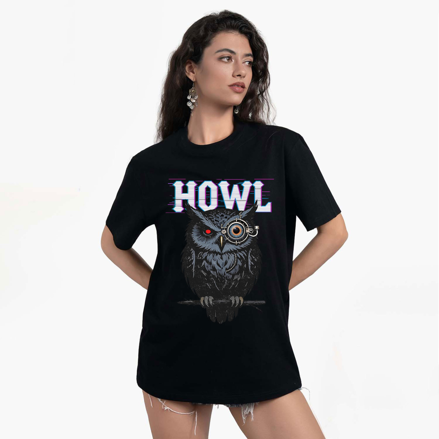Purplehecate Howl Owl T-Shirt