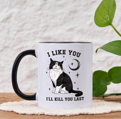 Purplehecate Sorry I Can't Go I'm an Indoor Cat Mug