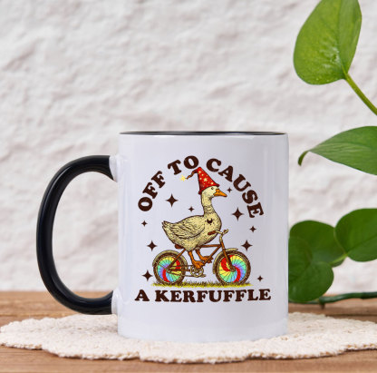 Purplehecate Off to Cause a Kerfuffle Goose Mug
