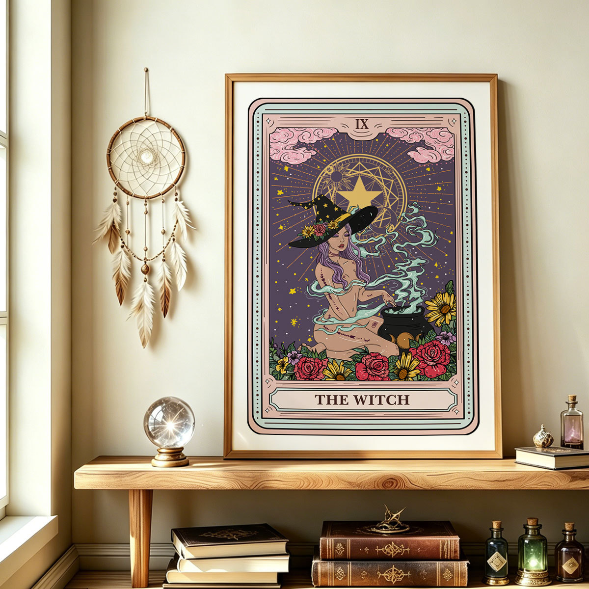 Purplehecate The Witch Tarot Unframed Poster