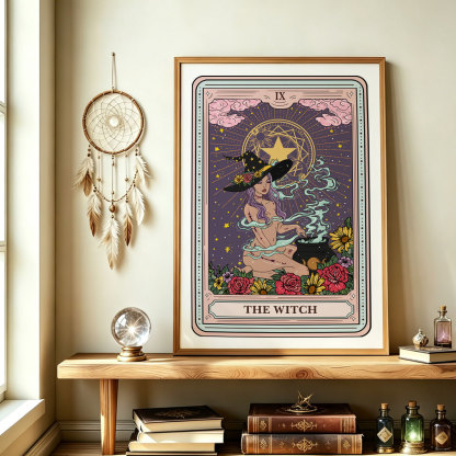 Purplehecate The Witch Tarot Unframed Poster