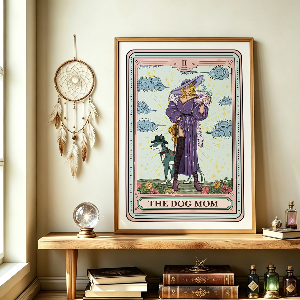 Purplehecate The Dog Mom Unframed Poster