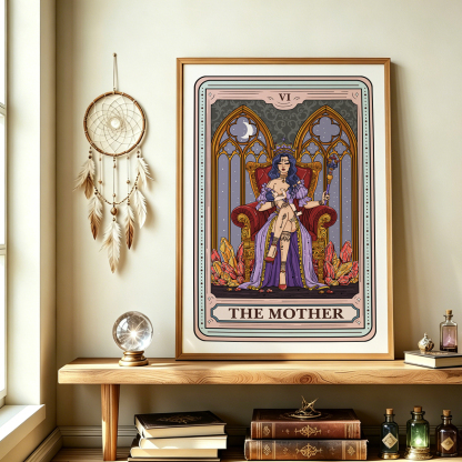 Purplehecate The Mother Tarot Card Unframed Poster