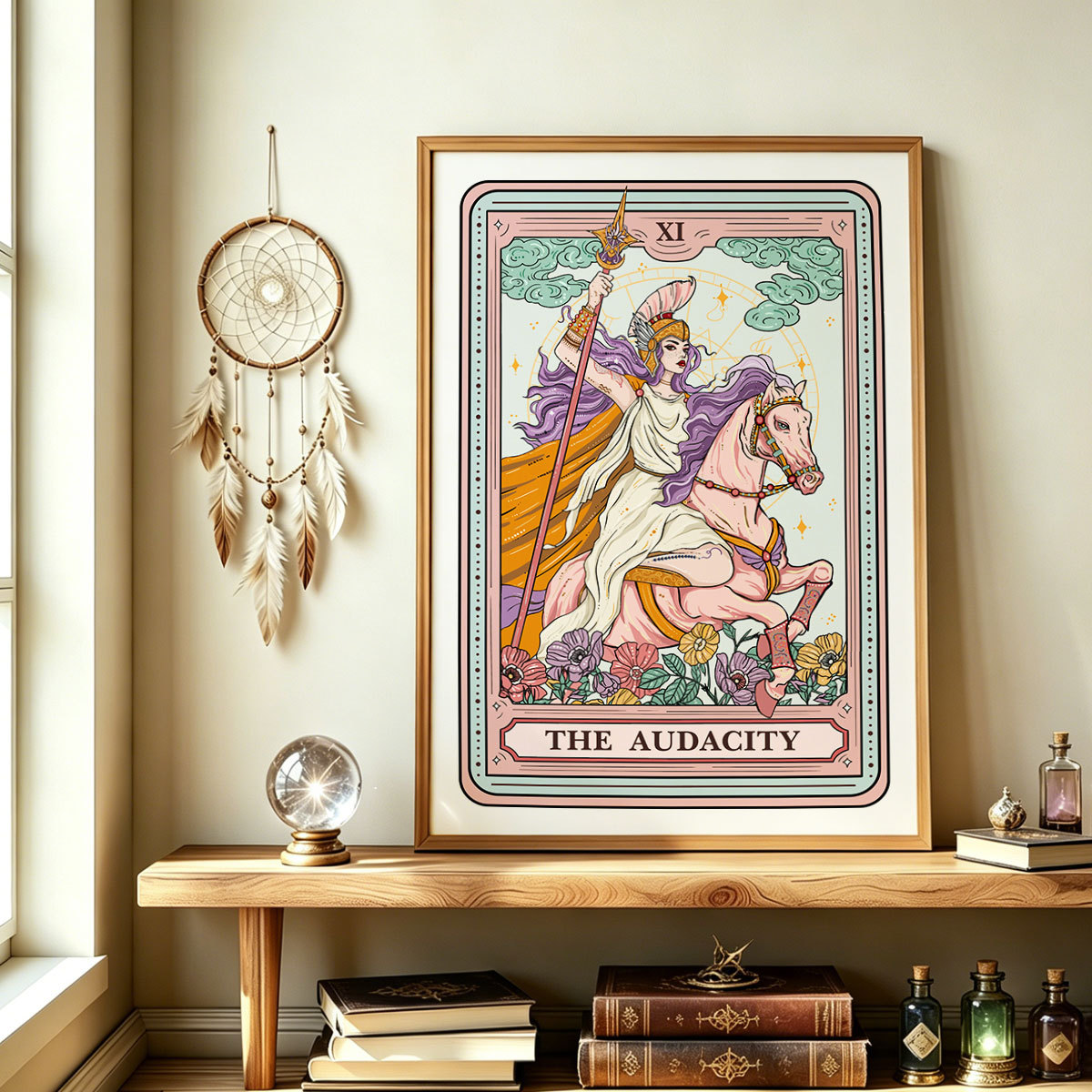 Purplehecate The Audacity Tarot Card Unframed Poster