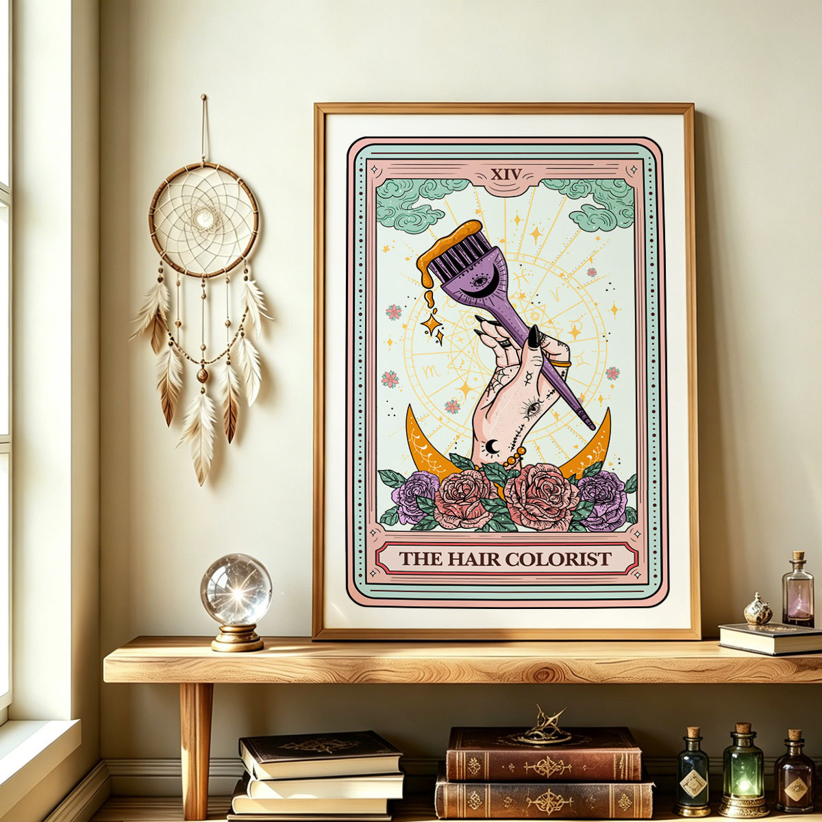 Purplehecate The Hair Colorist Tarot Unframed Poster