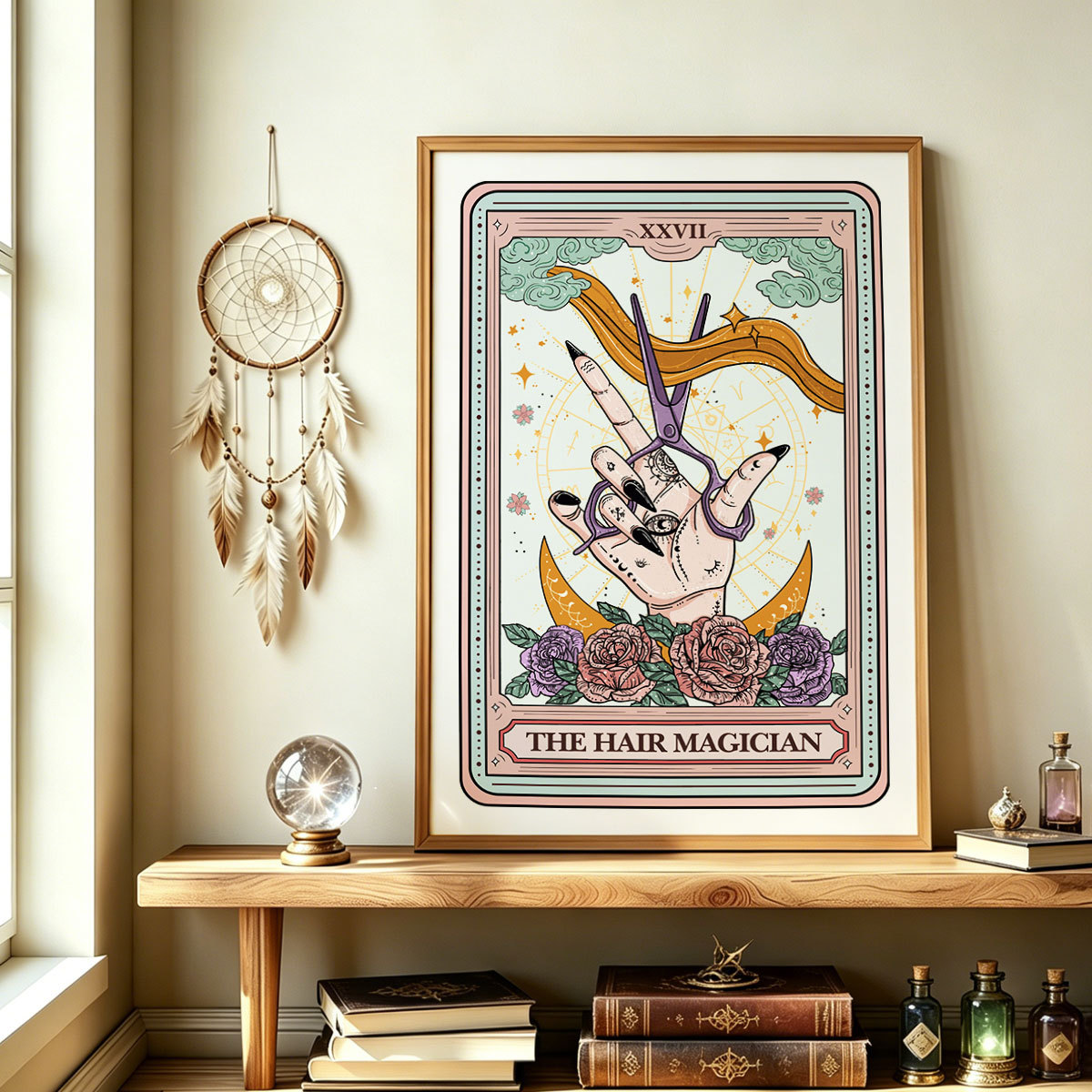 Purplehecate The Hair Magician Tarot Unframed Poster
