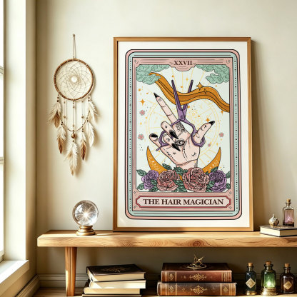 Purplehecate The Hair Magician Tarot Unframed Poster