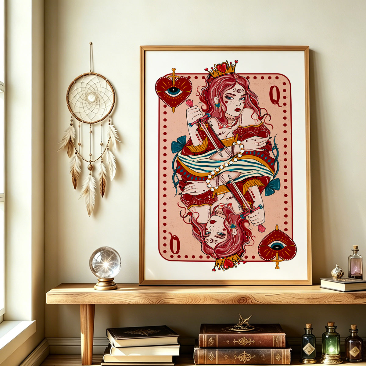 Purplehecate Queen of Hearts Unframed Poster