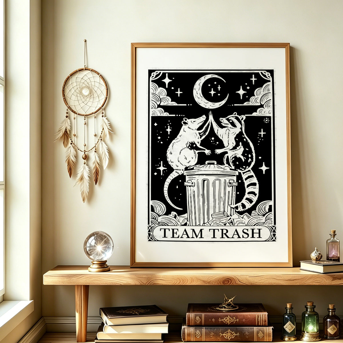 Purplehecate The Team Trash Tarot Unframed Poster