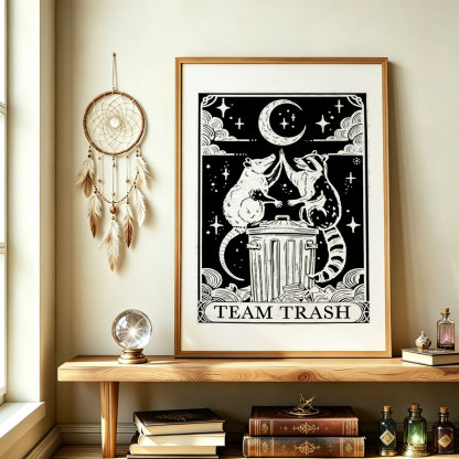 Purplehecate The Team Trash Tarot Unframed Poster