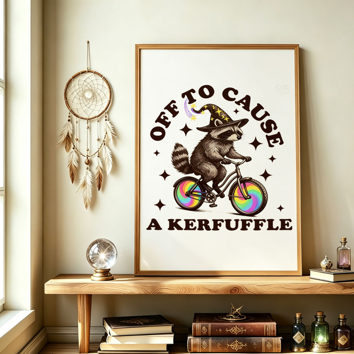 Purplehecate Off To Cause A Kerfuffle Unframed Poster