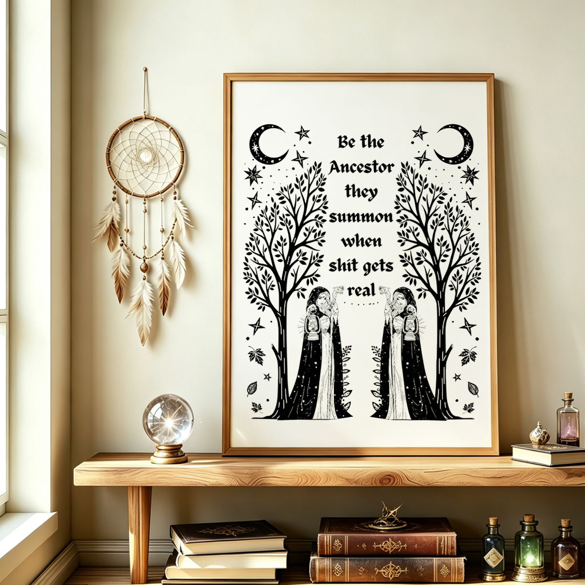 Purplehecate Be The Ancestor They Summon When Shit Gets Real Unframed Poster