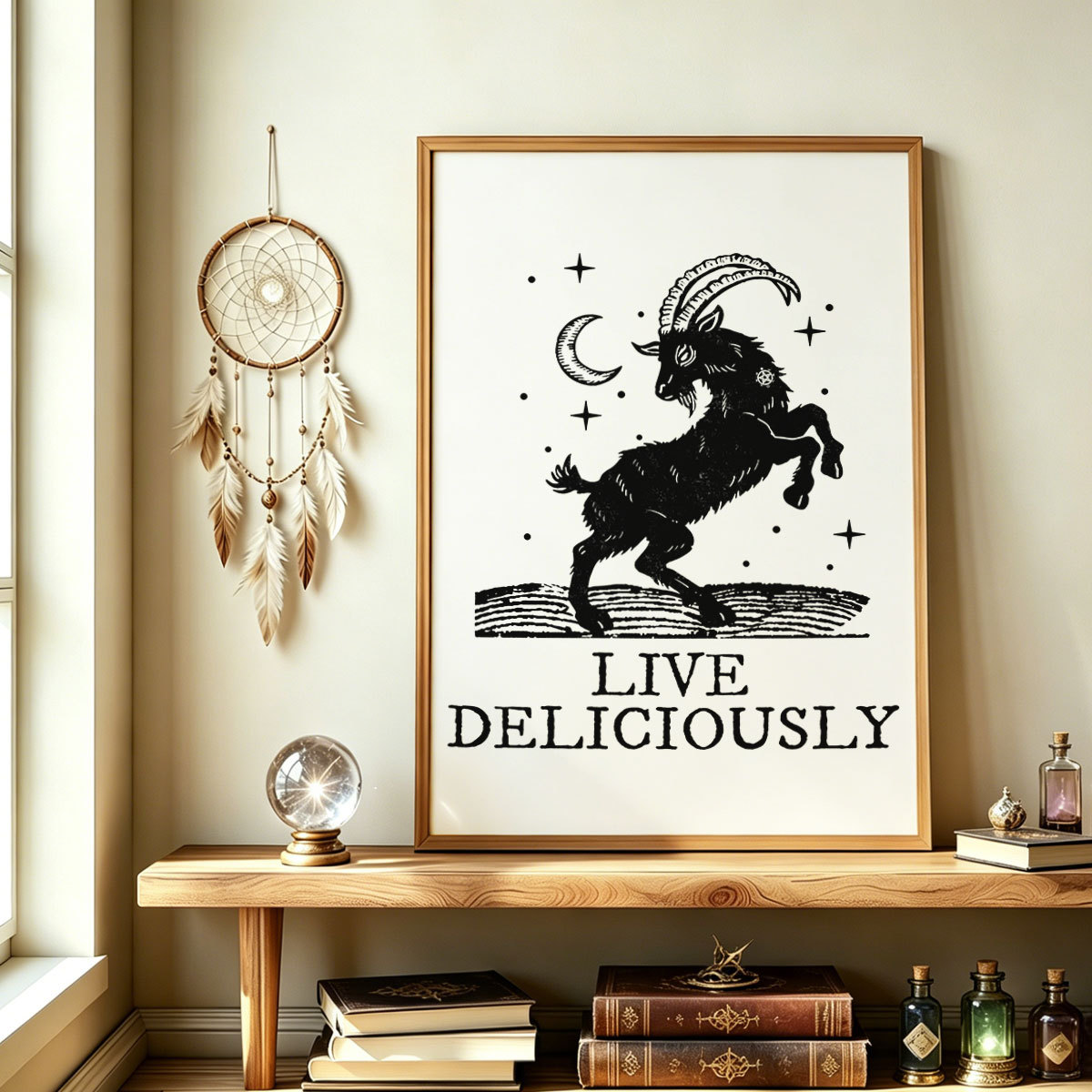 Purplehecate Live Deliciously Unframed Poster