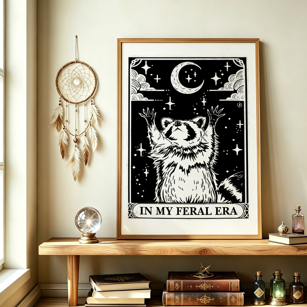 Purplehecate The In My Feral Era Oracle Card Unframed Poster