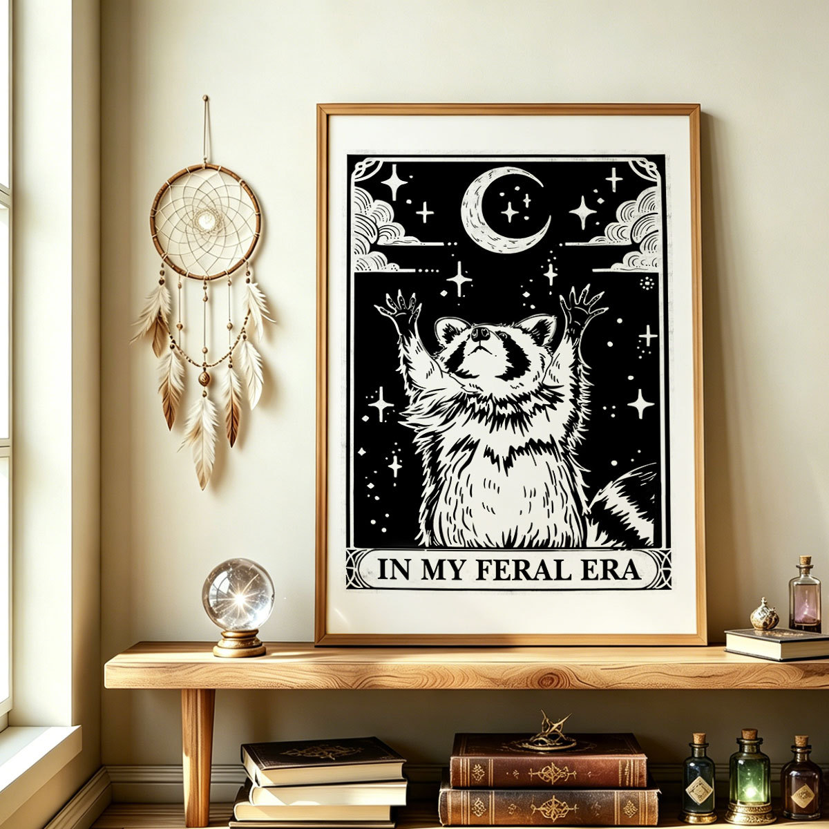 Purplehecate The In My Feral Era Oracle Card Unframed Poster