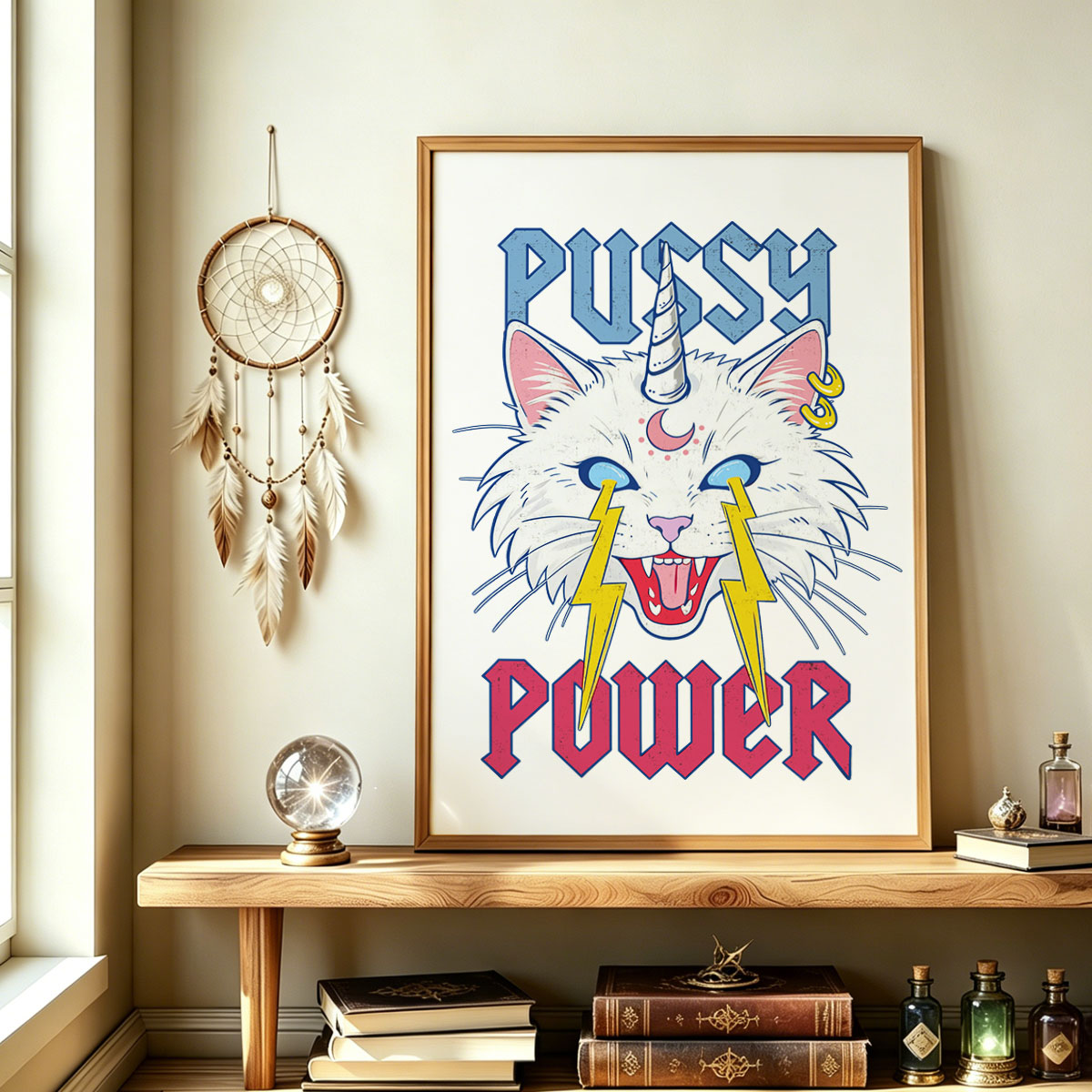 Purplehecate Pussy Power Unframed Poster
