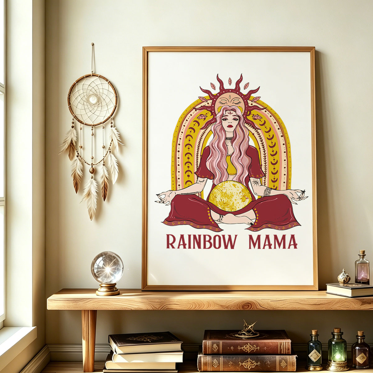 Purplehecate Rainbow Mama Unframed Poster