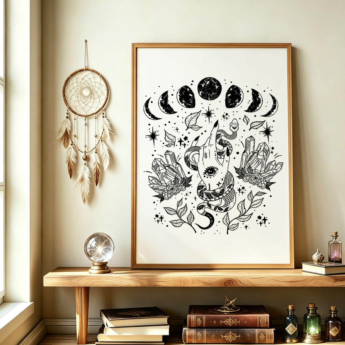 Purplehecate Reach For The Moon Unframed Poster
