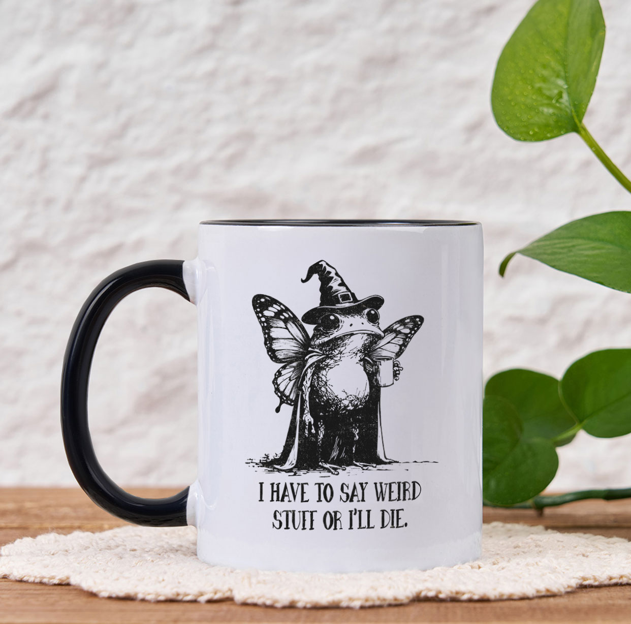 Purplehecate I Have to Say Weird Stuff Or I'll Die Mug