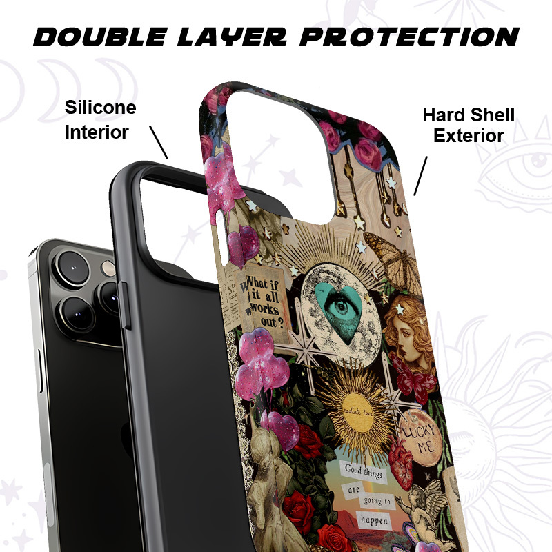 Purplehecate Lucky Me Sacred Heart Eye Phone Case