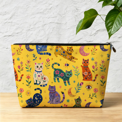 [Copy]Purplehecate First Of All I'm A Delight Cat Makeup Bag