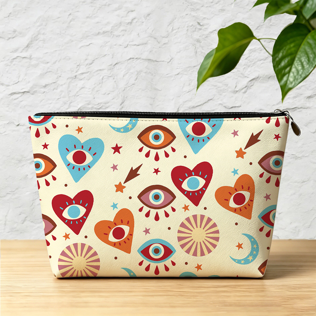 Purplehecate The Enchanted Eye of Love Zip Makeup Bag